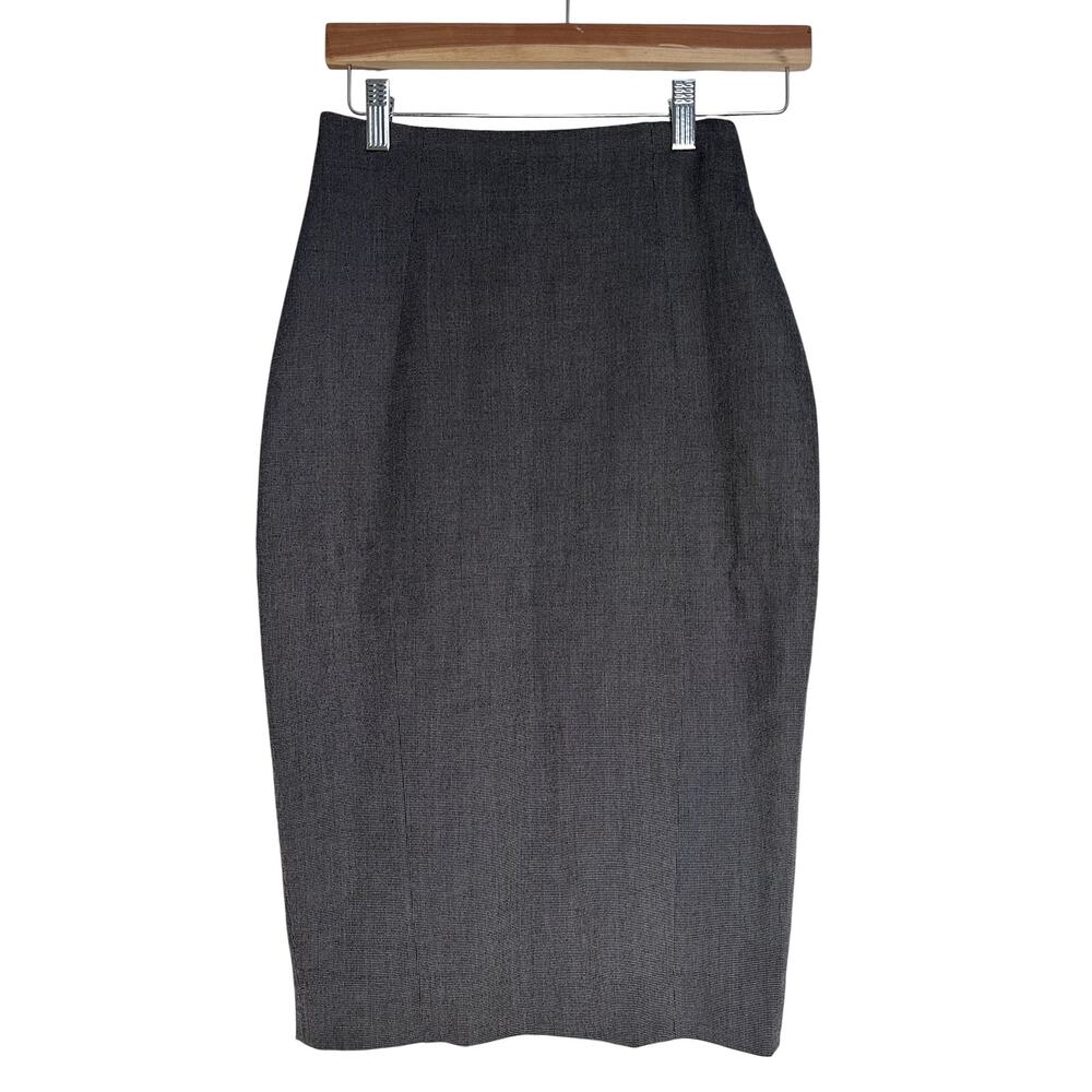 H&M Grey pencil suit skirt
